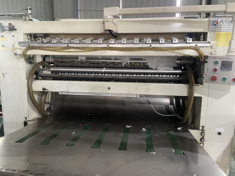Used Yekon 7 Lanes 170 Facial Tissue Folding Machine